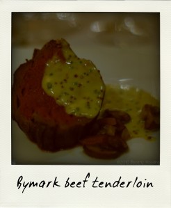 Bymark's beef tenderloin